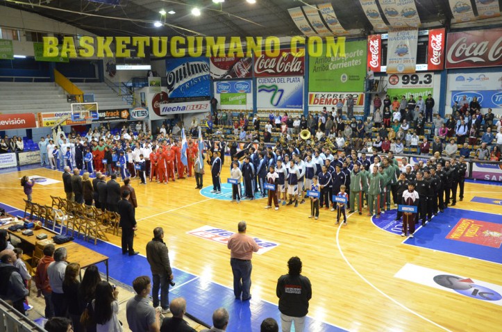 La Ceremonia inaugural se realizó en el estadio del Club Regatas