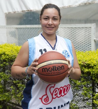 CAPITANA. Con cinco puntos, Ana Lucero fue la goleadora de Tucumán. Foto de Florencia Zurita 